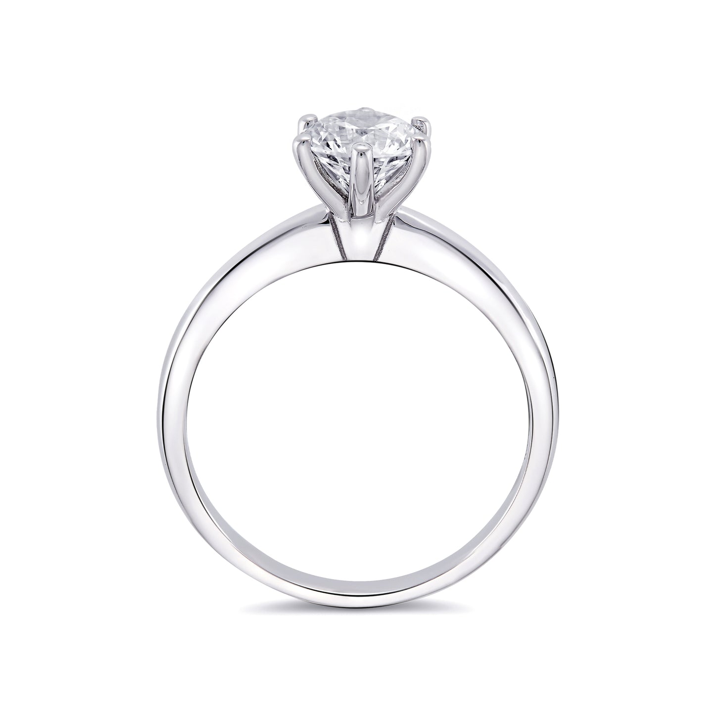 solitaire classique rond Tiff 6