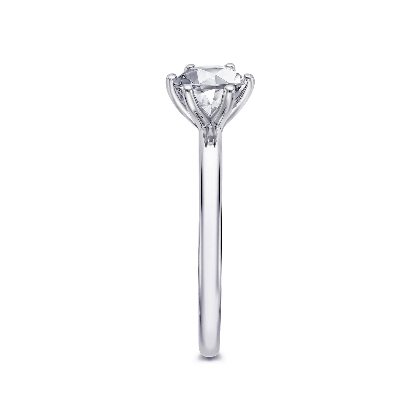solitaire classique rond Tiff 6