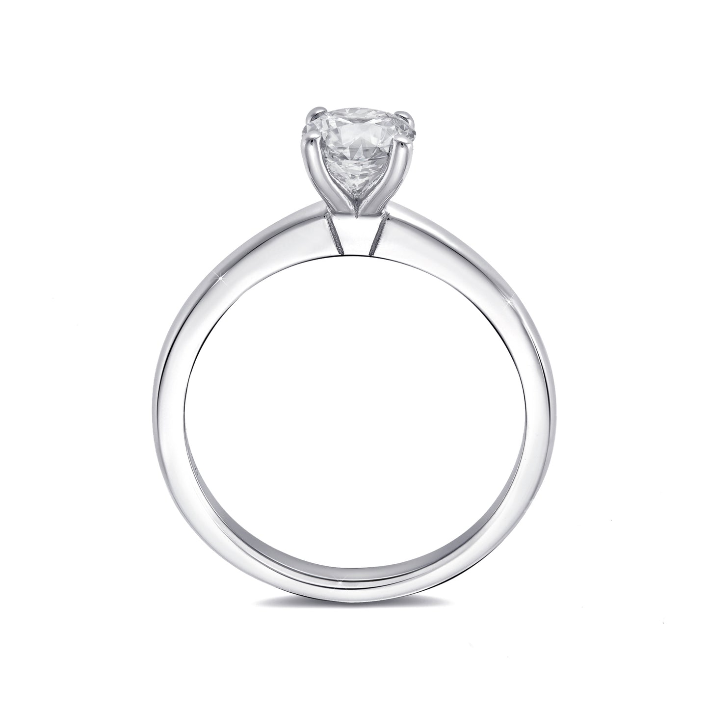 solitaire classique rond Tiff 4